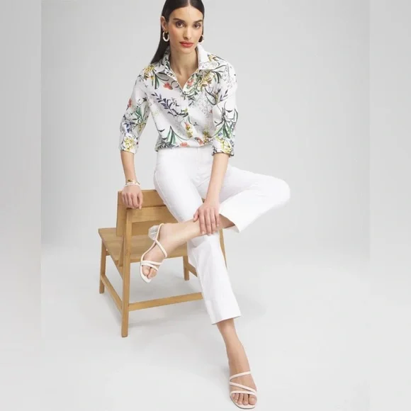 Trapunto Straight Leg
Cropped Pants | Chico's | Size 2 - Picture 5 of 10